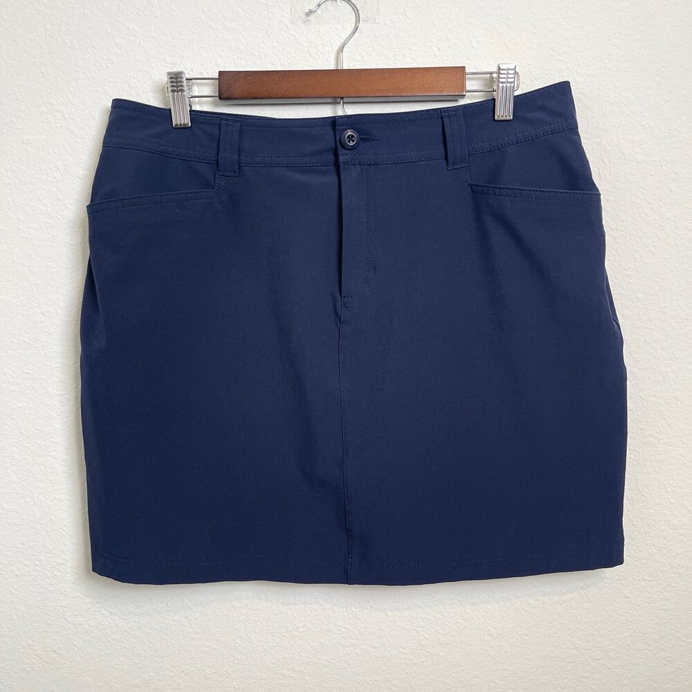 Eddie Bauer Women’s Navy Blue Athletic Skort Size 12 Stretch Outdoor Golf Tennis